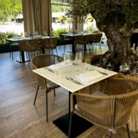 Tische im HUF-House Restaurant