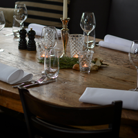 gedeckter Tisch im Restaurant
